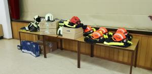 Predaja osebne gasilske opreme