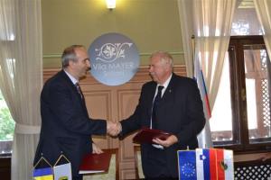 Podpis medsebojnega sodelovanja Šoštanja in Tešnja