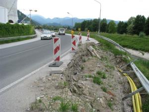 Sanacija ovinka pri Termoelektrarni Šoštanj