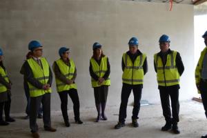 Šoštanjčani spoznali gradbišče Vrtca Šoštanj