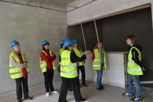 Šoštanjčani spoznali gradbišče Vrtca Šoštanj