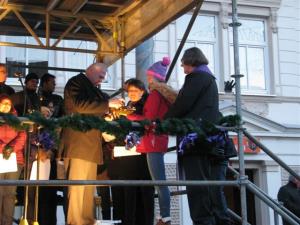 Dvig adventnih vencev