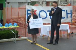 Postavitev temeljnega kamna za izgradnjo Vrtca Šoštanj