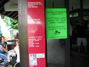 Otvoritev trgovine v Topolšici