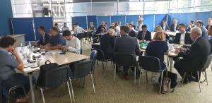 srečanje strokovnjakov Evropske komisije in predstavnikov Slovenije v okviru Platforme za premogovne regije v prehodu.