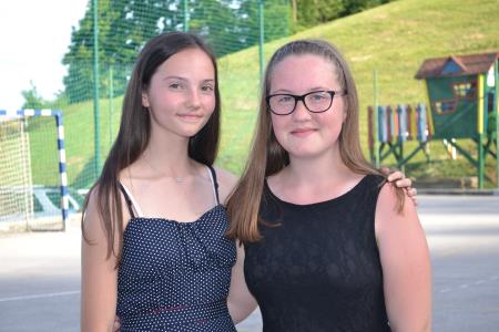 Zala Golavšek in Hana Boj