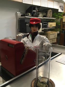 Blagajničarka na vhodu