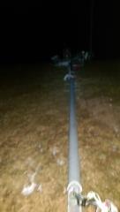 Poškodovan wi-fi steber na Pustem gradu