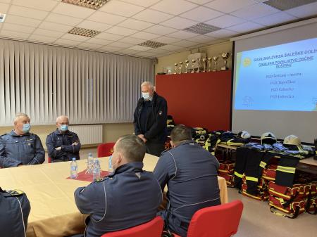 Predaja gasilske opreme