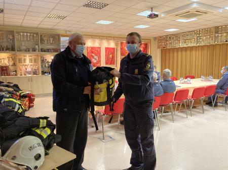 Predaja gasilske opreme