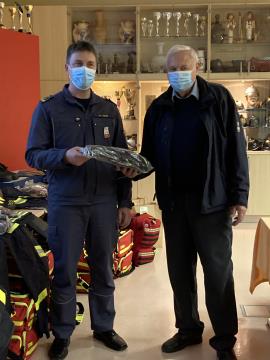 Predaja gasilske opreme