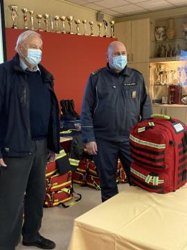 Predaja gasilske opreme