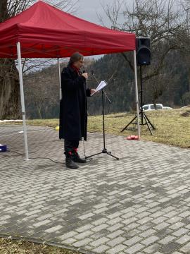 Kajuhov spominski objekt pri Žlebniku