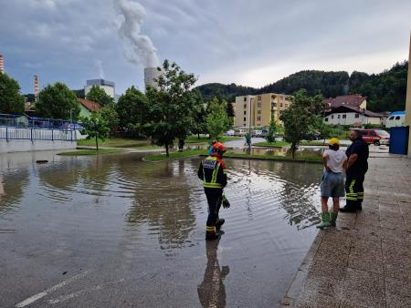 Neurje z vetrolomom v občini Šoštanj