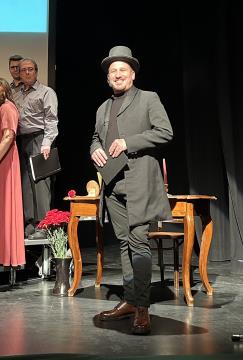 Žiga Medvešček kot France Prešeren