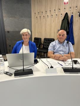 Podžupana Občine Šoštanj Urška Kurnik in Boris Lambizer
