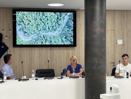 Minister Novak na obisku v Šoštanju