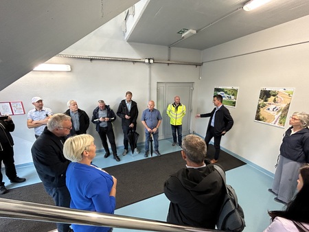 Minister Novak na obisku v Šoštanju