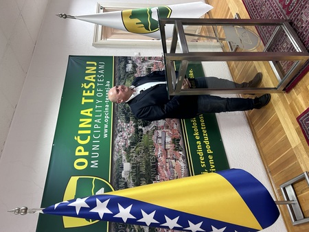 Občinska delegacija na delovnem obisku v Tešnju