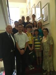 Župan sprejel najboljše osnovnošolce