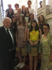 Župan sprejel najboljše osnovnošolce