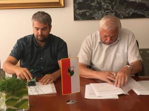 Ureditev parkirišč za kolesarje v Šoštanju